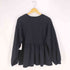 ザラ ZARA フリルドッキング ペプラム プルオーバースウェット レディース import:M