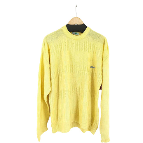 ラコステ LACOSTE 70S フランス製 編み込みニット メンズ
