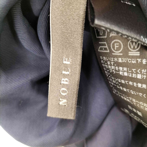 ノーブル Noble 23SS アセテート ギャバ ベルテッド ブラウス レディース FREE