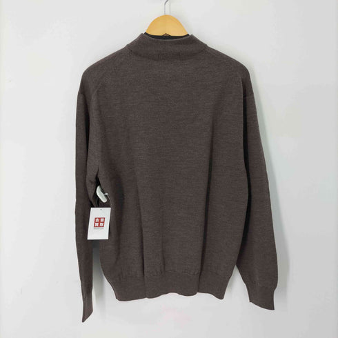 アクアスキュータム AQUASCUTUM ウール100 モックネックニットセーター メンズ JPN:XL