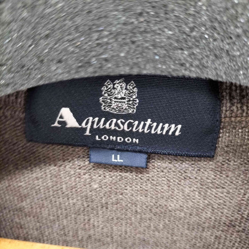 アクアスキュータム AQUASCUTUM ウール100 モックネックニットセーター メンズ JPN:XL