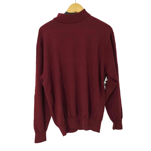 アクアスキュータム AQUASCUTUM ウール100 モックネックニットセーター メンズ JPN:XL