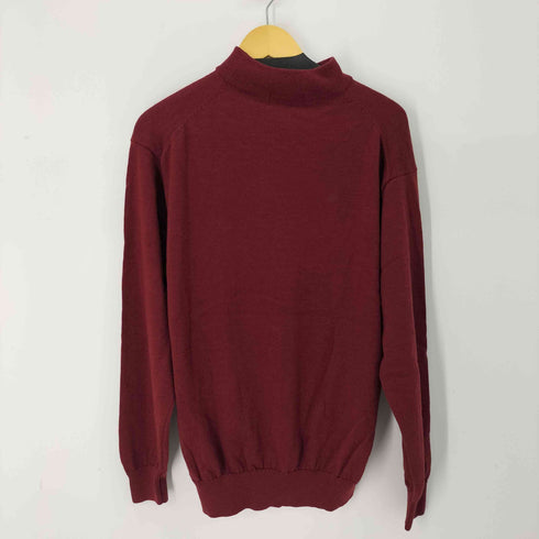 アクアスキュータム AQUASCUTUM ウール100 モックネックニットセーター メンズ JPN:XL