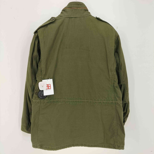 ユーエスアーミー U.S. ARMY 74年 ALPHA製 SCOVILLジップ M-65 Field Jacket 3rd フィールドジャケット メンズ MEDIUM SHORT