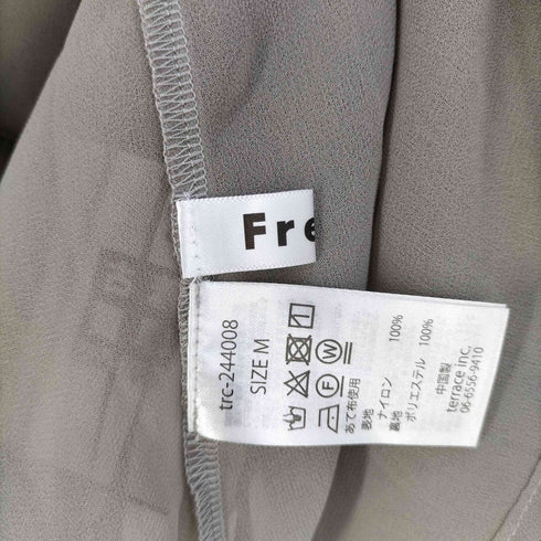 Frene ピンタックフリルブラウス レディース JPN:M