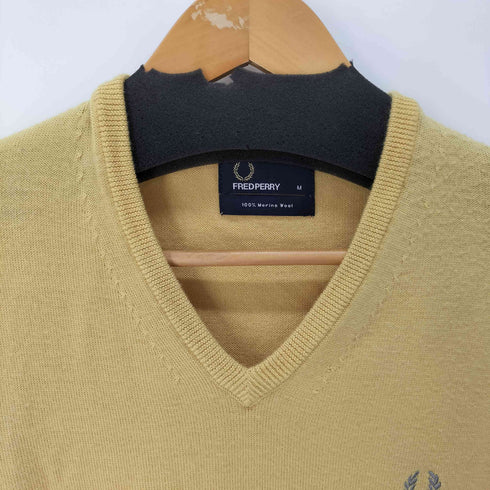 フレッドペリー FRED PERRY クラシックティップドVネックニット メンズ import:M