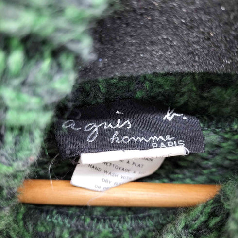 アニエスベーオム Agnes b.homme フランス製 ウールハイネックニットセーター メンズ T2