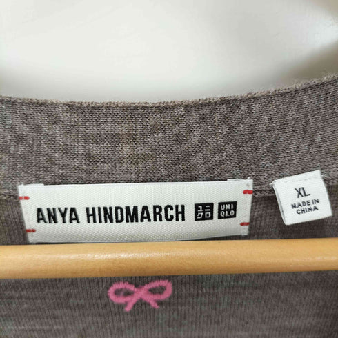 アニヤハインドマーチ ANYA HINDMARCH 24AW メリノ オーバーサイズ Vネック カーディガン レディース JPN:XL