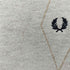 フレッドペリー FRED PERRY ポイントロゴ刺繍 アーガイル柄ニット メンズ UK10