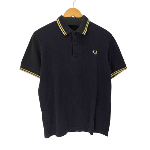 フレッドペリー FRED PERRY イングランド製 ポイントロゴ刺繍 ポロシャツ メンズ UK:40