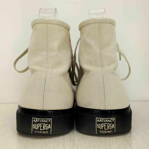 スペルガ SUPERGA ARTIFACT BY SUPERGA Wモールスキンラバーソールスニーカー ハイカット メンズ US:10