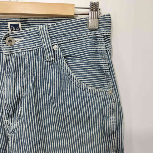 ギャップ Gap OLDタグ ヒッコリーストライプ柄 ストレートペインターパンツ メンズ 30×32