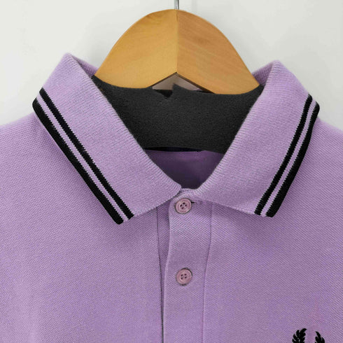 フレッドペリー FRED PERRY イングランド製 S/S ポイントロゴ刺繍ポロシャツ メンズ UK:40