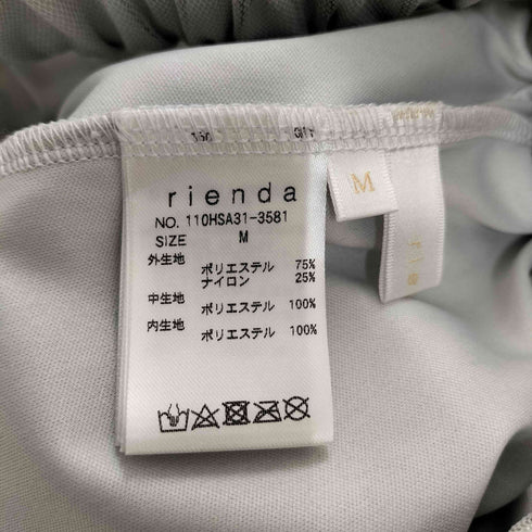 リエンダ rienda ラメチュールプリーツJ/W SK スカート レディース JPN:M