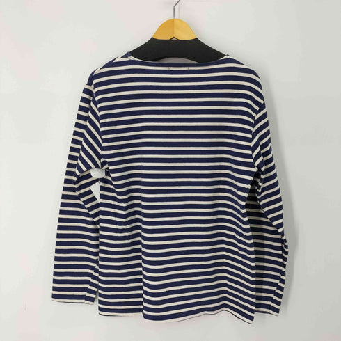 U.S NAVAL マリンボーダーL/SボートネックTシャツ メンズ LARGE