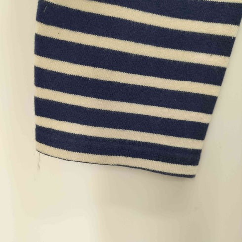U.S NAVAL マリンボーダーL/SボートネックTシャツ メンズ LARGE