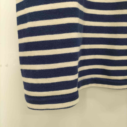U.S NAVAL マリンボーダーL/SボートネックTシャツ メンズ LARGE