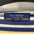 U.S NAVAL マリンボーダーL/SボートネックTシャツ メンズ LARGE