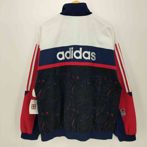 アディダス adidas 80-90s 万国旗タグ トレフォイルロゴ マルチカラートラックジャケット メンズ import:M