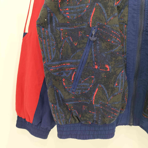 アディダス adidas 80-90s 万国旗タグ トレフォイルロゴ マルチカラートラックジャケット メンズ import:M