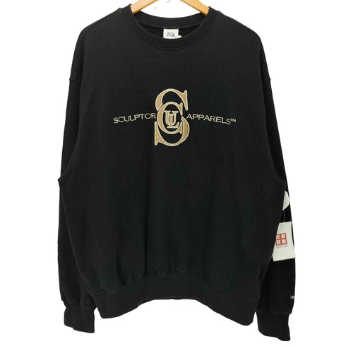 スカルプター SCULPTOR ロゴ刺繍 ロングスリーブ スウェット メンズ MEDIUM