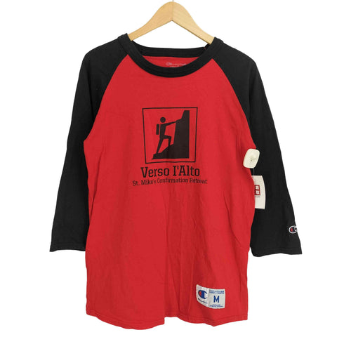 チャンピオン Champion CUSTOMINK プリントラグランカットソー メンズ M