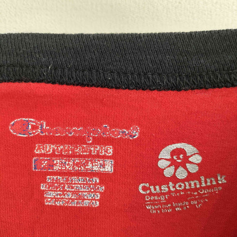 チャンピオン Champion CUSTOMINK プリントラグランカットソー メンズ M