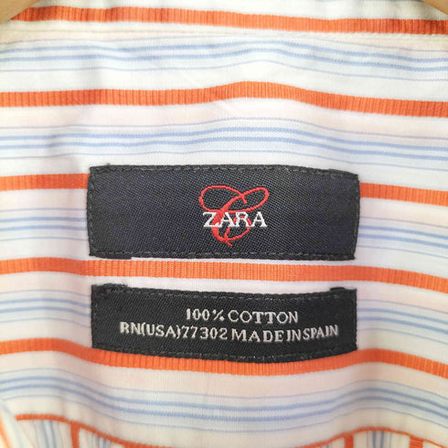 ザラ ZARA L/S ストライプシャツ レディース