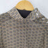 ザラ ZARA L/S 花柄 ネックデザインシアーブラウス レディース import:S