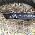 ザラ ZARA L/S 花柄 ネックデザインシアーブラウス レディース import:S