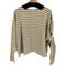 ロクビューティーアンドユースユナイテッドアローズ 6 BEAUTY & YOUTH UNITED ARROWS BORDER SLIT SLEEVE PULLOVER レディース JPN:38