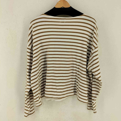 ロクビューティーアンドユースユナイテッドアローズ 6 BEAUTY & YOUTH UNITED ARROWS BORDER SLIT SLEEVE PULLOVER レディース JPN:38