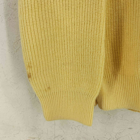 エディーバウアー Eddie Bauer USA製 クルーネックコットンニット メンズ import:S