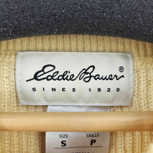 エディーバウアー Eddie Bauer USA製 クルーネックコットンニット メンズ import:S