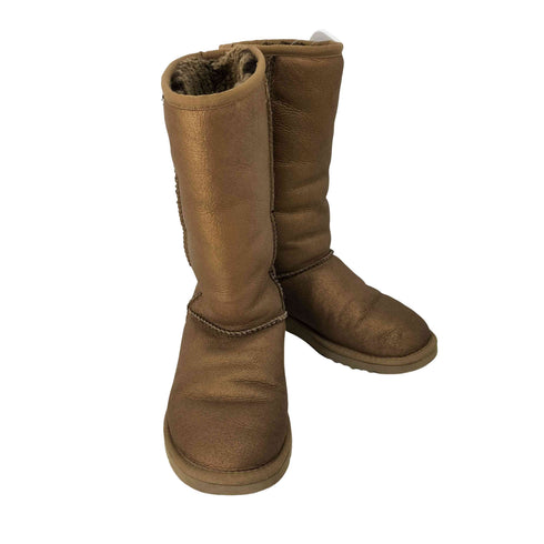 アグオーストラリア UGG Australia CLASSIC TALL シャンパンゴールド レディース W6