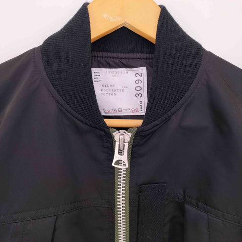 サカイ Sacai 23SS NYLON TWILL BLOUSON ボンバージャケット MA-1 メンズ JPN:1