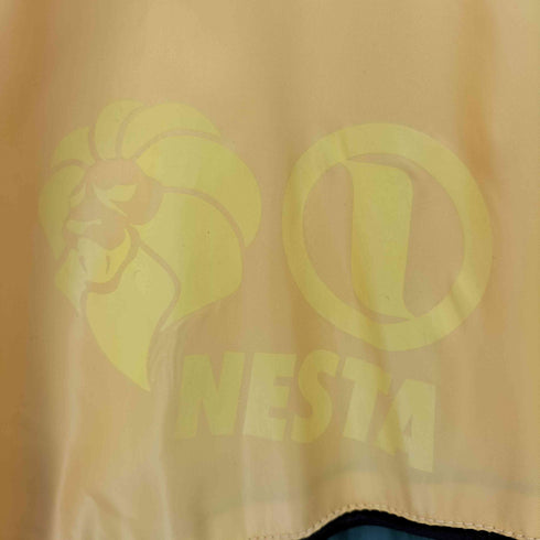 ネスタブランド NESTA BRAND ロゴ 両面プリント 切替 フーディー フルジップ ポリエステル ジャケット メンズ 3L