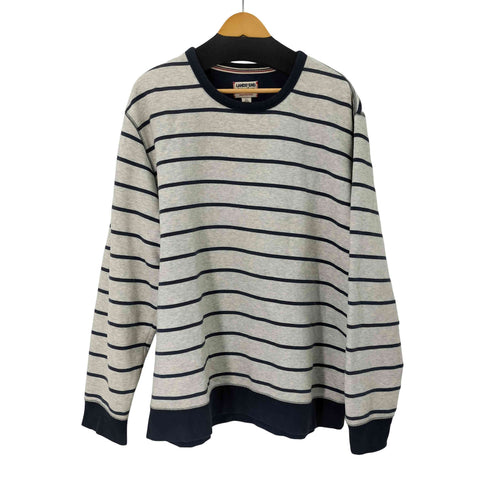ランズエンド LANDS END ボーダー柄スウェット メンズ import:XXL