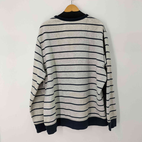 ランズエンド LANDS END ボーダー柄スウェット メンズ import:XXL