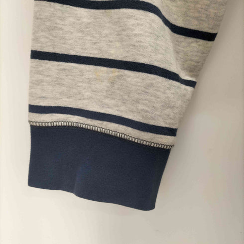 ランズエンド LANDS END ボーダー柄スウェット メンズ import:XXL