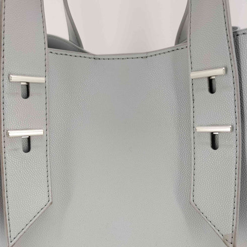 チャールズアンドキース CHARLES&KEITH メタリックアクセント ダブルハンドルバッグ レディース