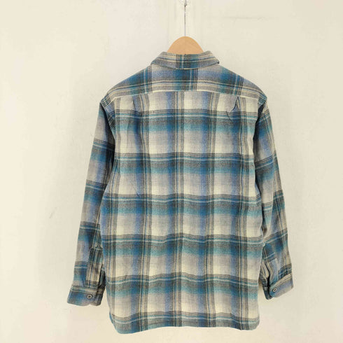 ペンドルトン PENDLETON 70S USA製 ウールオンブレチェックシャツ ボードシャツ メンズ JPN:L LONG