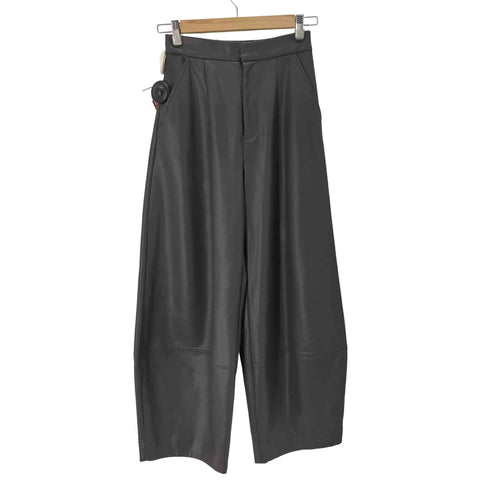 アンスリード UN3D. 24AW FAKE LEATHER COCOON PT / フェイクレザーコクーンパンツ レディース JPN:36