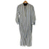 ヌキテパ NE QUITTEZ PAS C.VOILE STRIPE KURTA DRESS マドラスストライプドレスワンピース レディース