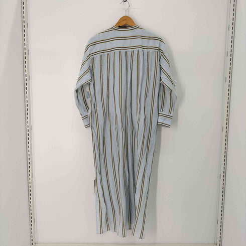 ヌキテパ NE QUITTEZ PAS C.VOILE STRIPE KURTA DRESS マドラスストライプドレスワンピース レディース