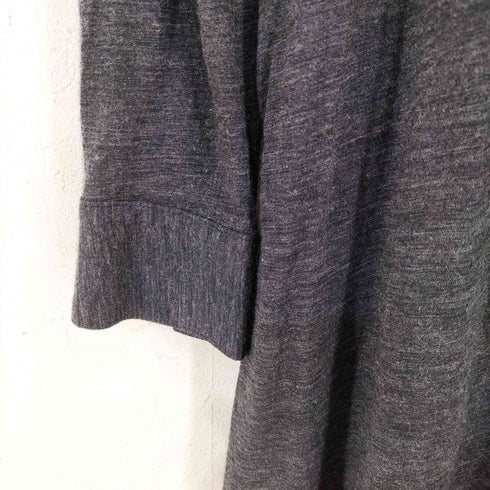 ヨウジヤマモトプリュスノアール YOHJI YAMAMOTO+NOIR リネンウール カラー切替 ロングシャツ メンズ JPN:1