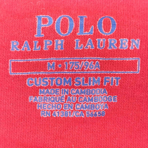 ポロラルフローレン POLO RALPH LAUREN スモールポニー刺繍 L/S Tシャツ メンズ import:M