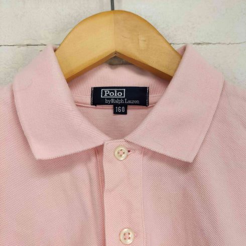 ポロバイラルフローレン Polo by RALPH LAUREN 鹿の子 ポニー刺繍S/Sポロシャツ レディース 160