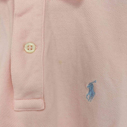 ポロバイラルフローレン Polo by RALPH LAUREN 鹿の子 ポニー刺繍S/Sポロシャツ レディース 160