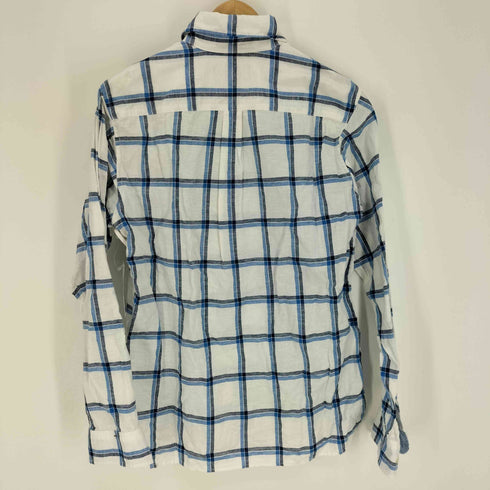 ザダファーオブセントジョージ The DUFFER of ST.GEORGE 格子チェック リネン コットン L/S シャツ メンズ import:L